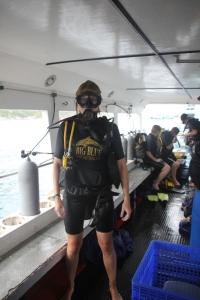 After diving. I feel so heavy...