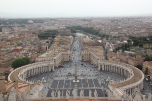 Easter in Rome- view from Peter's Dome